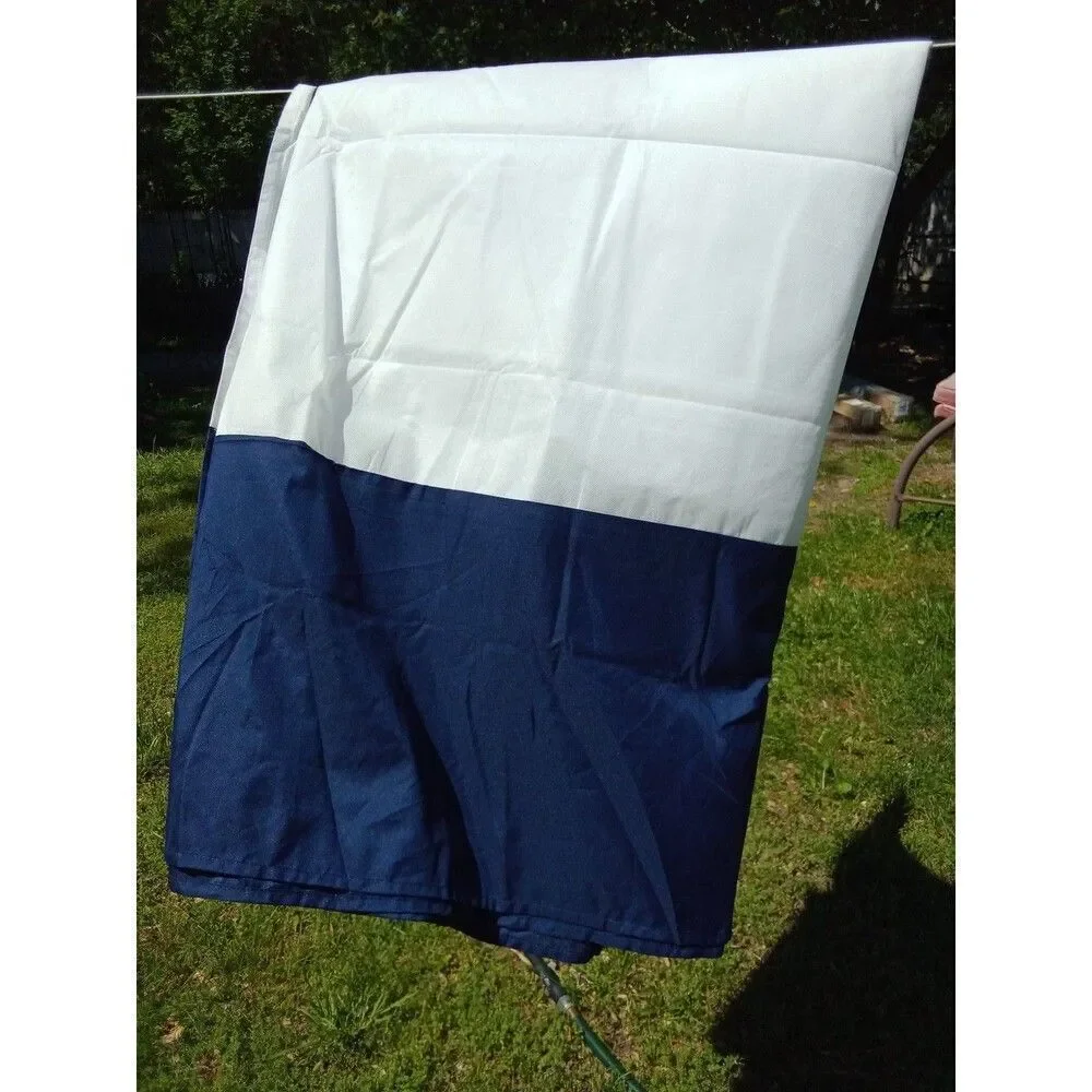 Bed Skirt Navy Blue by Mainstays King 78